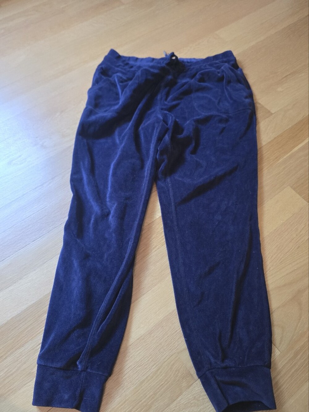 32 Degrees Navy Velour Jogger Pants Sz M